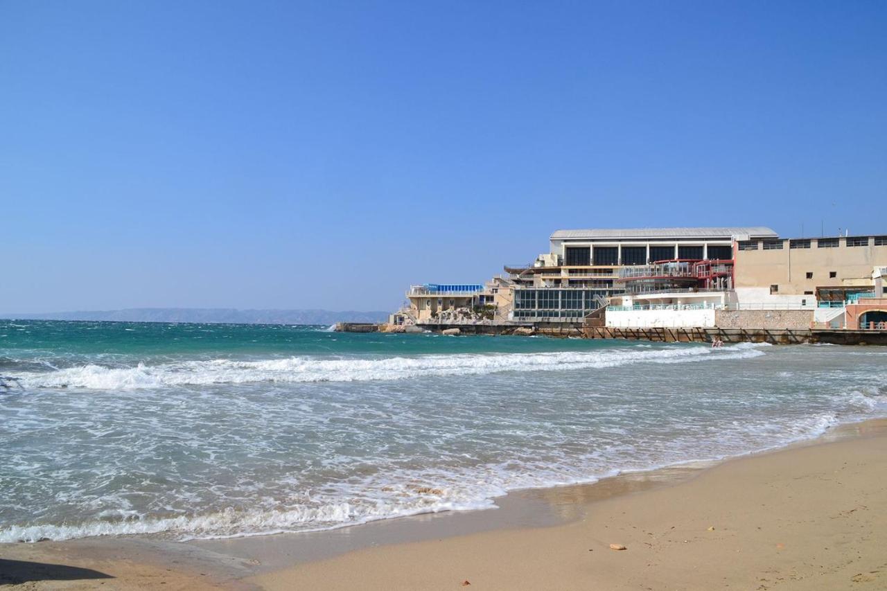 T1 Moderne Plage Des Catalans Marseille Bagian luar foto